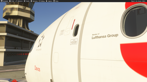 Swiss HB-JCU livery Synaptic A220-300 MSFS2024 only (with cabin) thumbnail 3