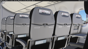 Swiss HB-JCU livery Synaptic A220-300 MSFS2024 only (with cabin) thumbnail 13