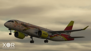 Synaptic A220-300 | airBaltic 50th (YL-ABX) | 4K thumbnail 1