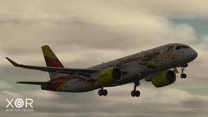 Synaptic A220-300 | airBaltic 50th (YL-ABX) | 4K thumbnail 3