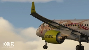 Synaptic A220-300 | airBaltic 50th (YL-ABX) | 4K thumbnail 5