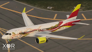 Synaptic A220-300 | airBaltic 50th (YL-ABX) | 4K thumbnail 6