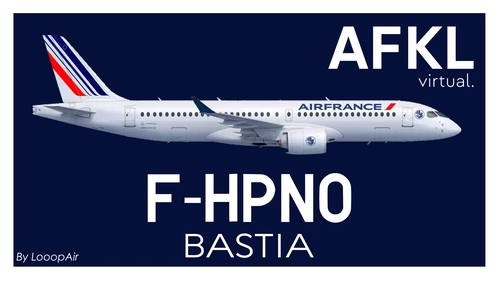 Air France A220 F-HPNO w/Cabin | Synaptic A220 | AFKLVirtual