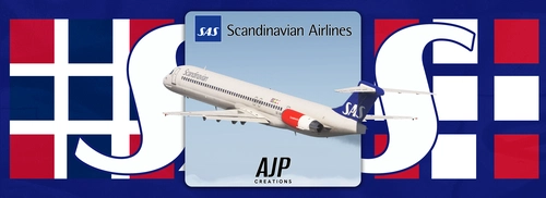 SAS Scandinavian Airlines System - Collection - McDonnell-Douglas MD-80