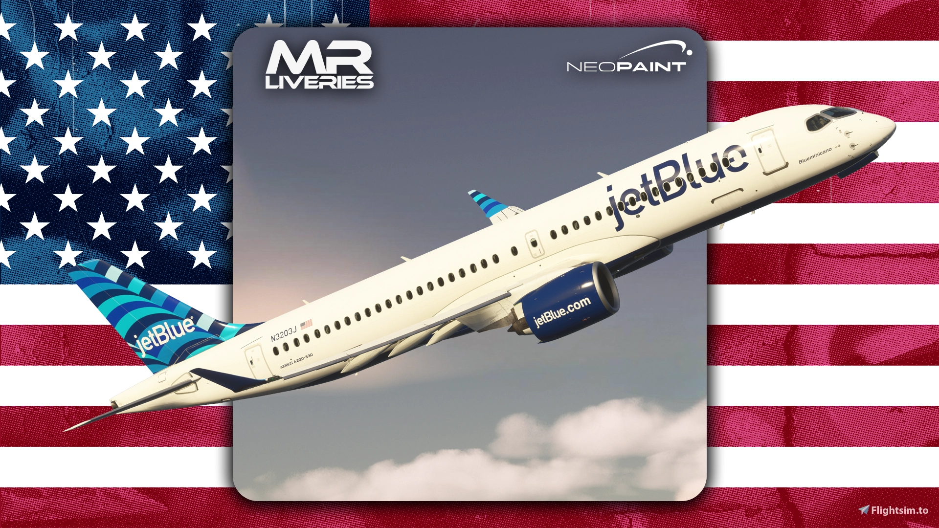 Synaptic | Airbus A220-300 | jetBlue | N3203J - Image 1