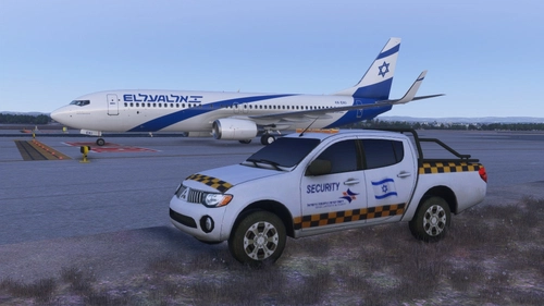 LLBG Security Vehicles Scenery