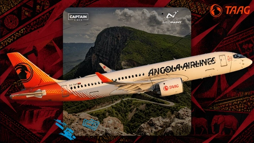 Angola Airlines FleetPack | Synaptic A220-300 | 8K