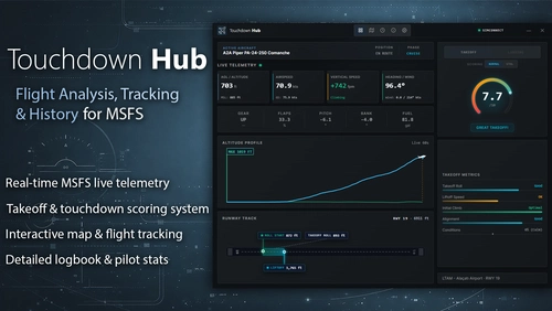 Touchdown Hub - Explore the world, refine your landings, and build your flight history in MSFS