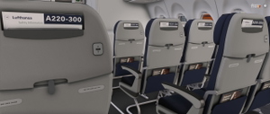 Synaptic A220-300 - Lufthansa Pack (with Cabin) - Fictional thumbnail 8