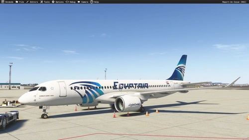 Egyptair SU-GFI livery Synaptic A220-300 MSFS2024 Only (With Cabin)