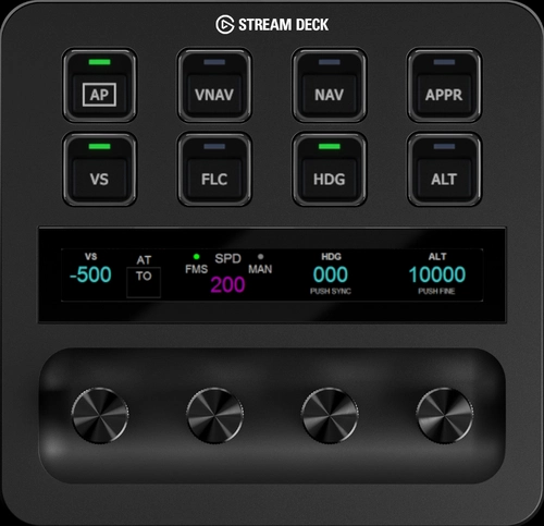 MSFS 2020/2024 - Cessna Citation Longitude Stream Deck+ Profile