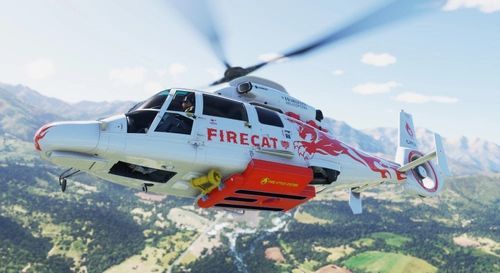 Taog's Hangar AS365 Dauphin - FIRECAT-White