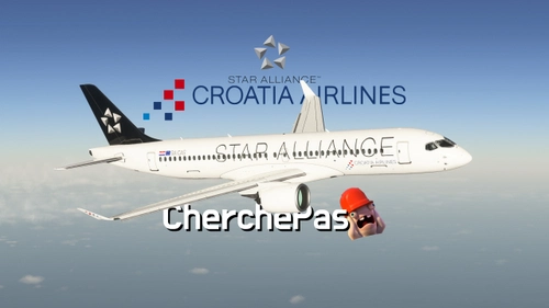 Synaptic A220-300 Croatia Airlines Star Alliance 9A-CAS