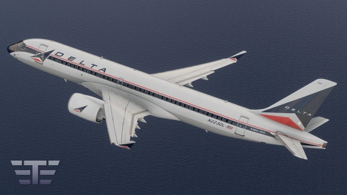 Synaptic A220-300 Delta Airlines Retro