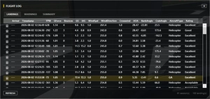 Landing Guide - It helps you achieve a smooth touchdown and provides your Landing Rate. thumbnail 4