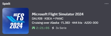MSFS24 Discord Rich Presence