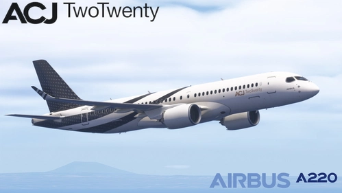 Synaptic A220-300 - Airbus Corporate Jet - ACJ220 - 9H-FIVE