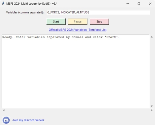 MSFS Logger