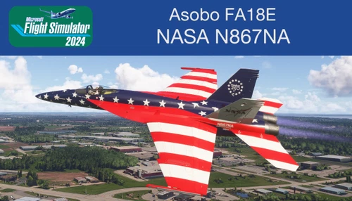 Asobo FA18E NASA N867NA