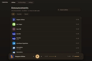 CabinSim — The Airline Cabin Announcement Player 1.2.2 thumbnail 2