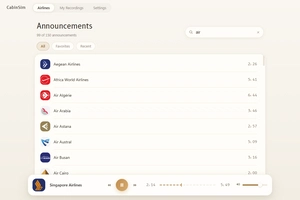 CabinSim — The Airline Cabin Announcement Player 1.2.2 thumbnail 3