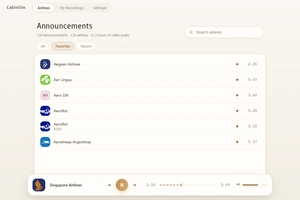 CabinSim — The Airline Cabin Announcement Player 1.2.2 thumbnail 4