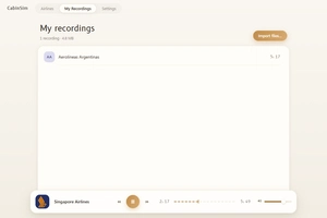CabinSim — The Airline Cabin Announcement Player 1.2.2 thumbnail 5