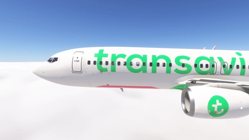 PMDG 737-800 w/ cabin Transavia France Fleet Part 1 (F-GZHA to F-HTVL)