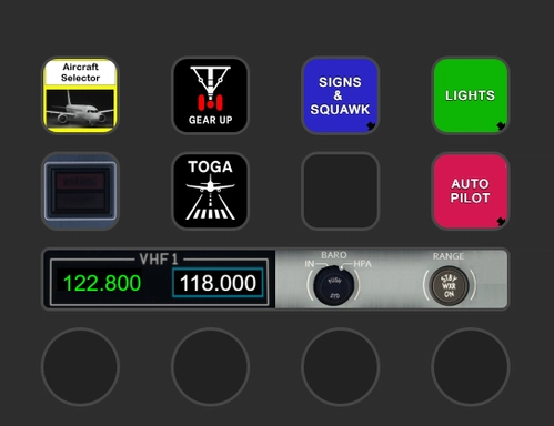 Synaptic Airbus A220 300 for Stream Deck+