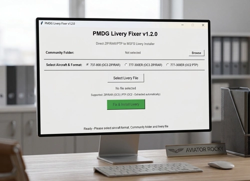 PMDG Livery Fixer (MSFS 2020)