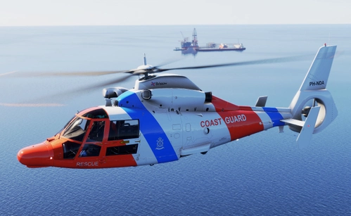 Taog's Hangar AS365 Dauphin - HH65 Coast Guard