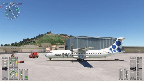 ATR 72 Canaryfly | EC-MSM (7 Islands Old Livery) [2K Quality]