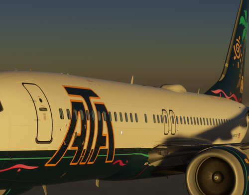 American Trans Air "ATA" [Fictional] Ifly 737 Max 8 with custom cabin