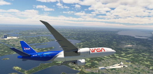 NASA "N577NA" W/Cabin | PMDG 777-200LR | 4K [FICTIONAL]