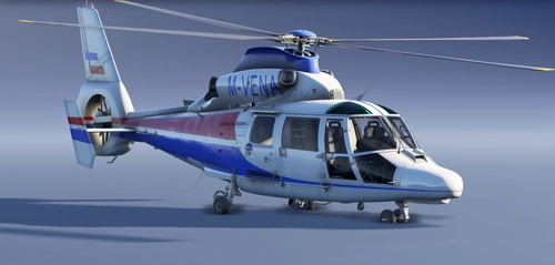 Taog's Hangar AS365D2 Dauphin - M-VENA and M-VENB