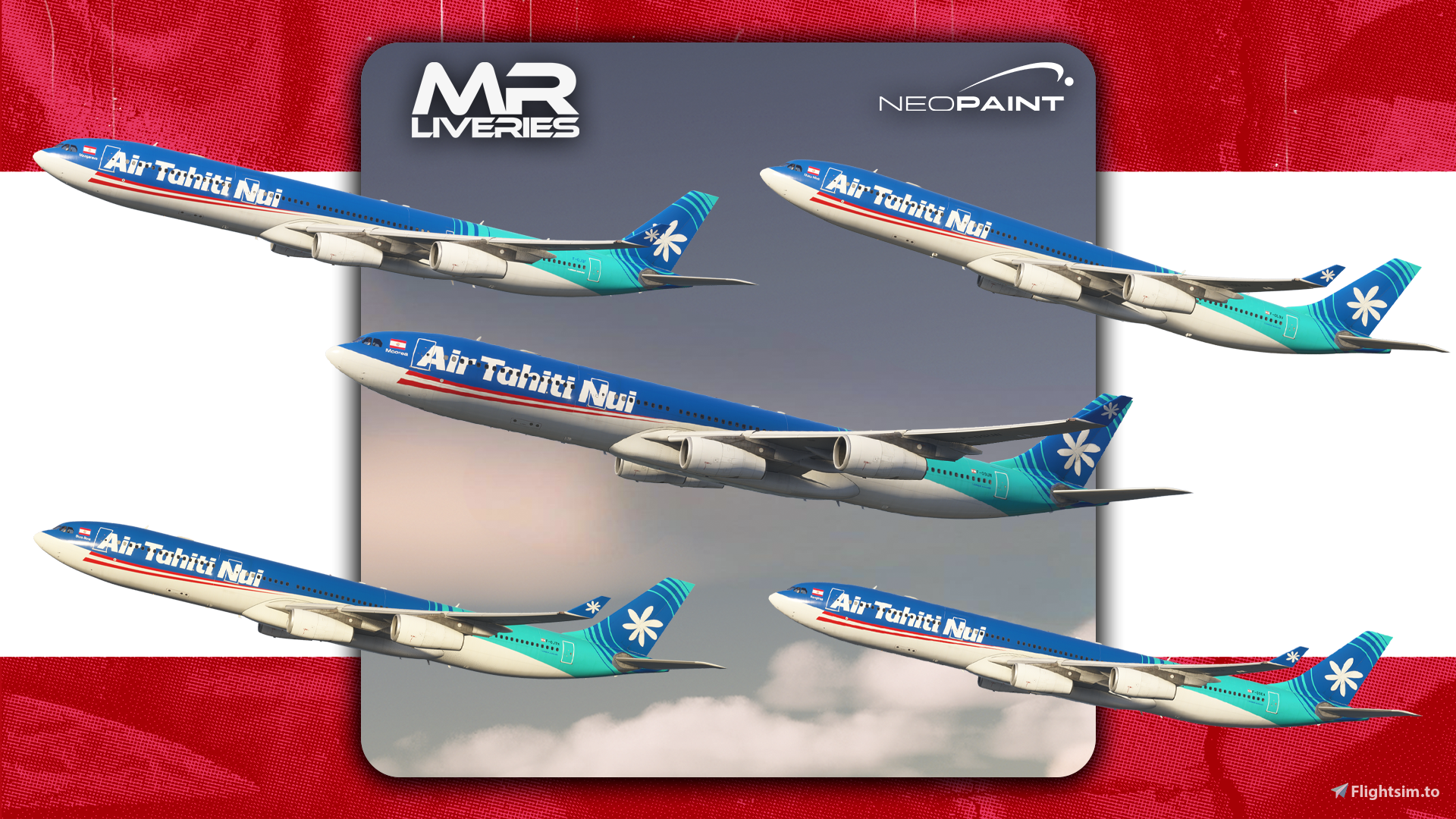 IniBuilds | Airbus A340-300 | Air Tahiti Nui | Fleet Pack