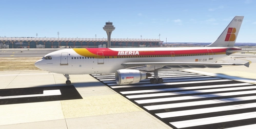 Iberia - EC-EOO - Inibuilds A300-600R GE (P) Fictional