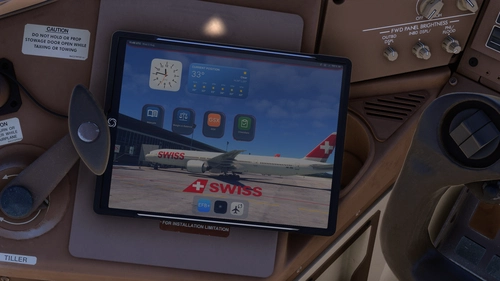 SWISS PMDG 777-300 EFB Wallpaper