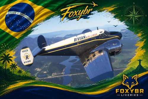 Microsoft Beechcraft Model 18 N84CB Rivian Airlines VA