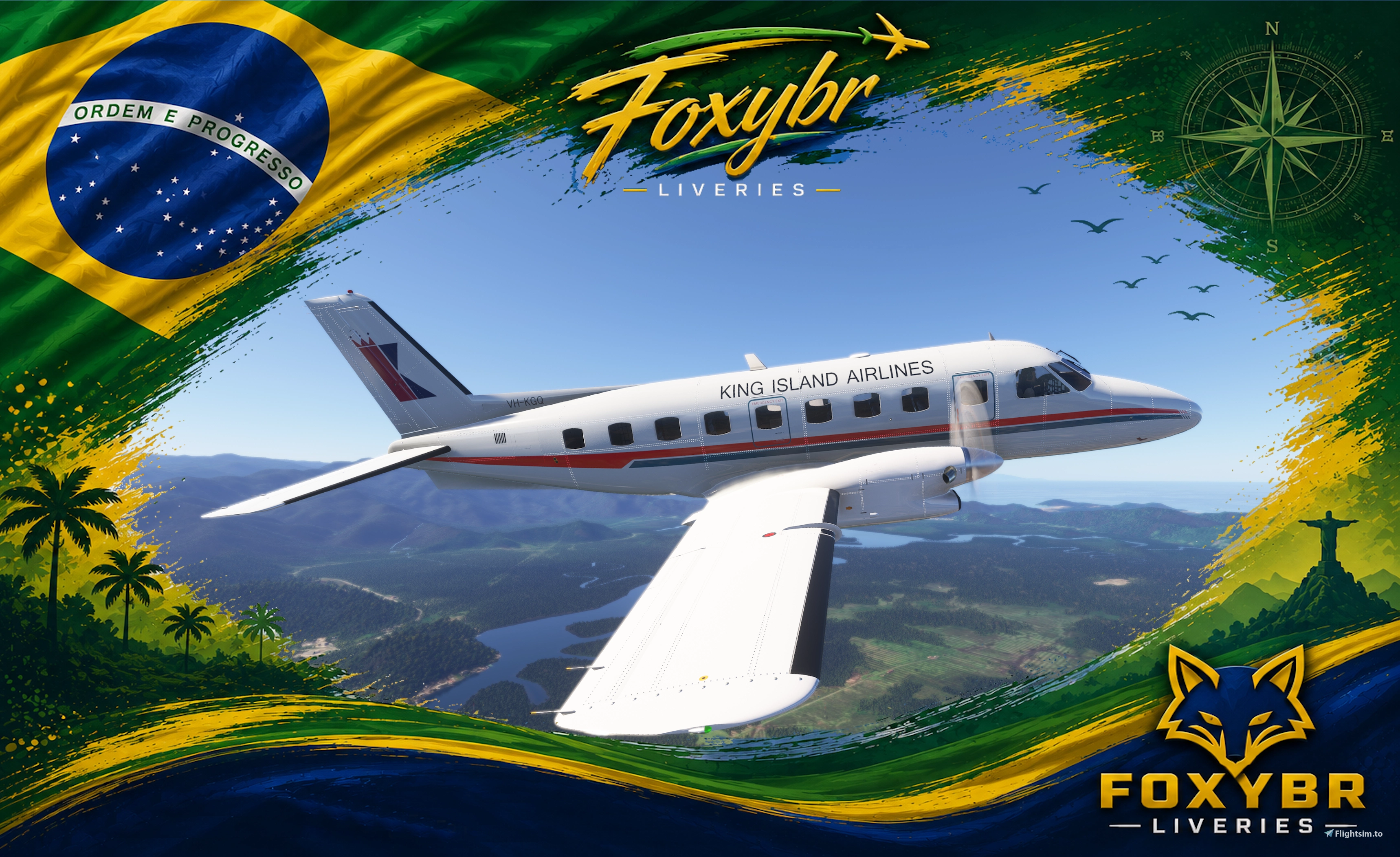 Nextgen EMB110P1 King Island Airlines VH-KGQ