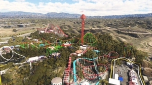 Six Flags Magic Mountain theme park, Los Angeles, CA thumbnail 4