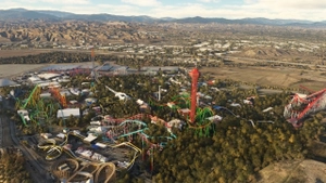 Six Flags Magic Mountain theme park, Los Angeles, CA thumbnail 14