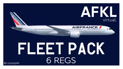 Air France A350 Fleet pack w/Cabin | inibuild A350 | AFKLVirtual