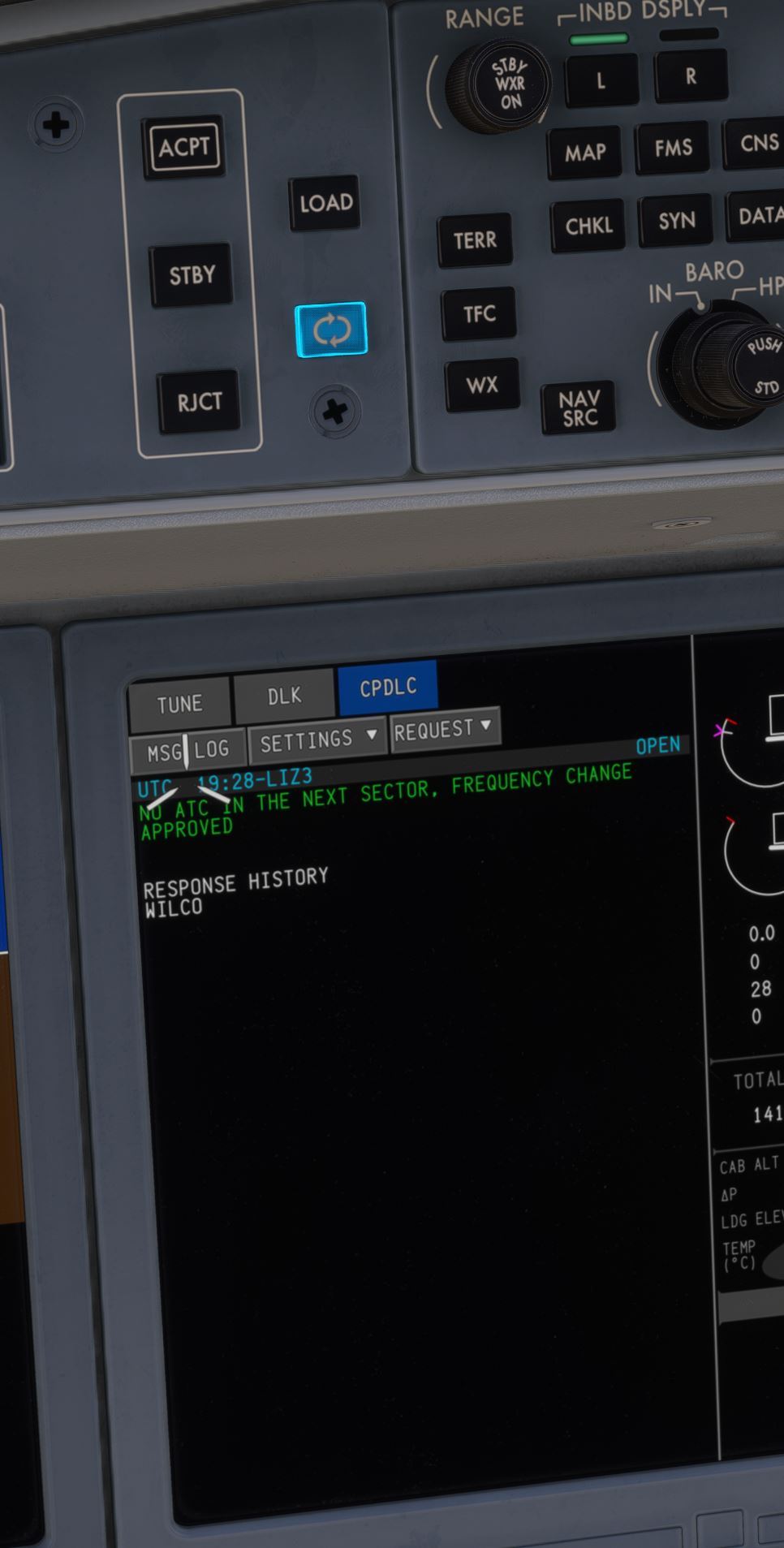 Synaptic A220 ACARS/CPDLC