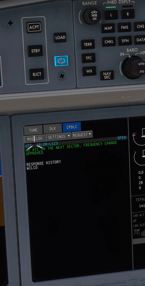 Synaptic A220 ACARS/CPDLC