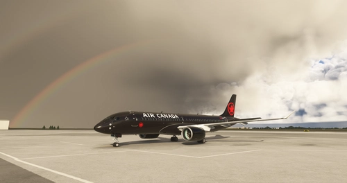Synaptic A220 Air Canada Jetz back in black