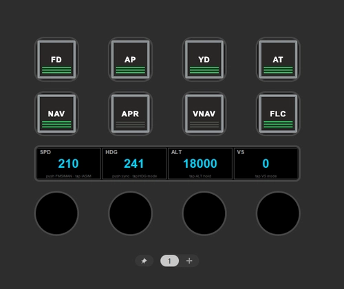 Citation X StreamDeck+ PilotsDeck AP Profile