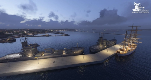 German Navy Yard Kiel / Marinestützpunkt Kiel