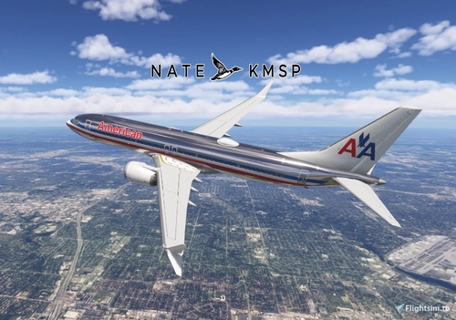 American Airlines "Bare Metal" [Fictional] Ifly 737 Max 8 with custom cabin 8k