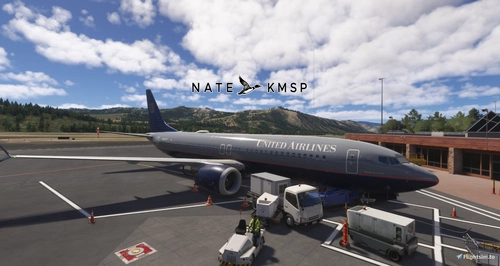 United Airlines "Battleship Gray" [Fictional] Ifly 737 Max 8 with cabin 8k